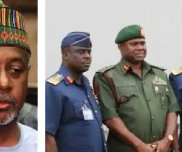 SHOCKER: Ex-Military Chiefs Ignore Dasuki, Ready To Refund Arms Deal Money